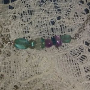 Natural crystal necklace